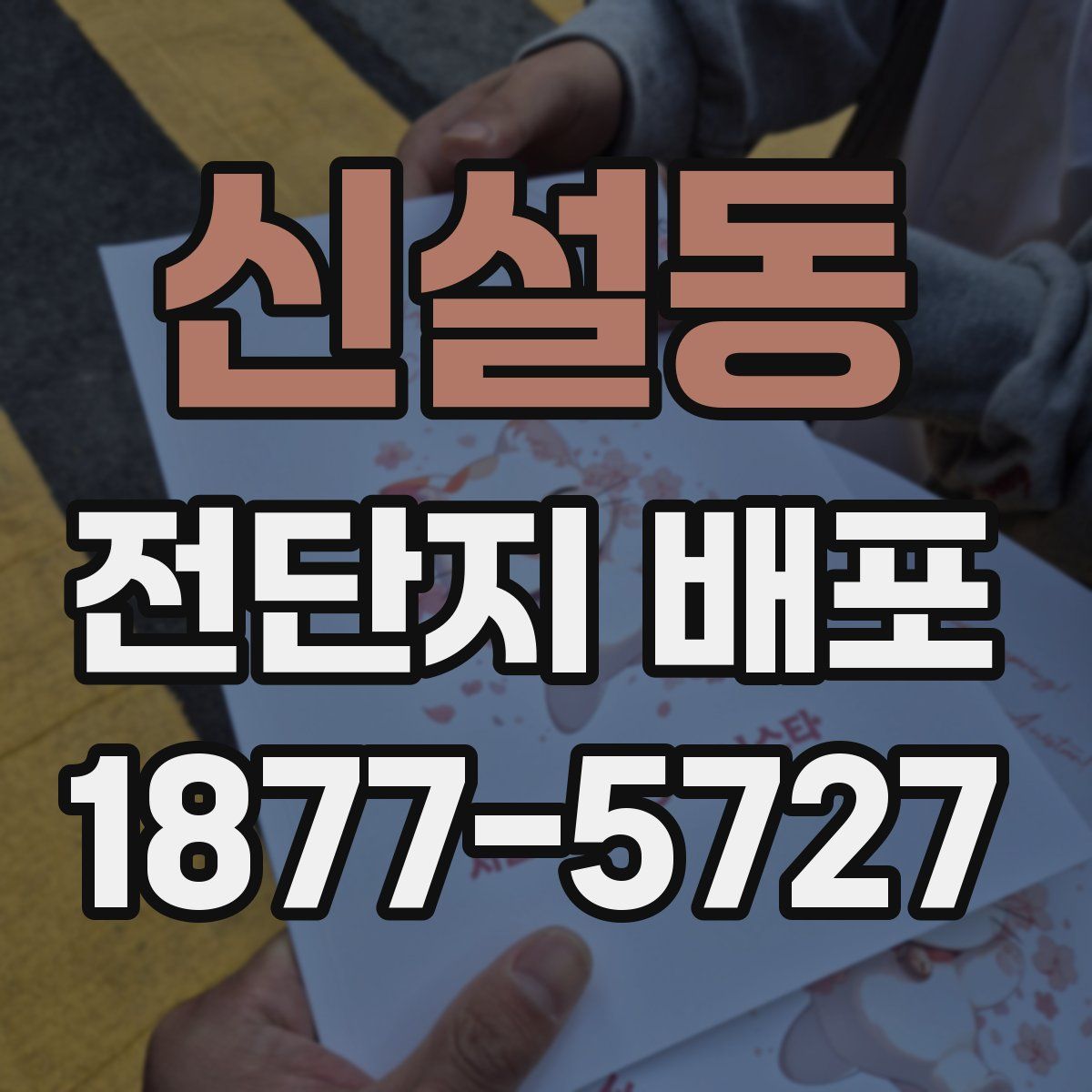 신설동 전단지 배포