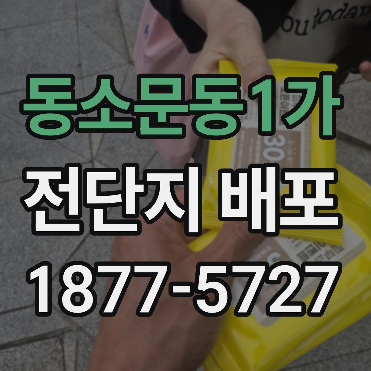 동소문동1가 전단지 배포