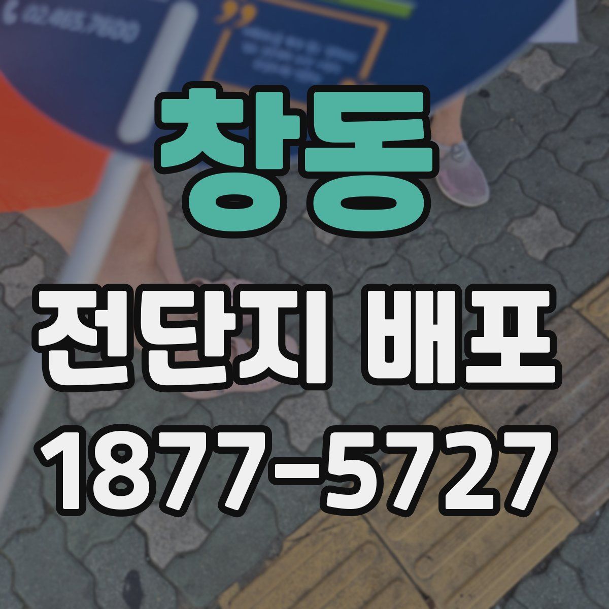 창동 전단지 배포
