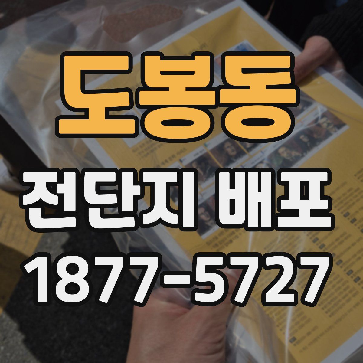 도봉동 전단지 배포