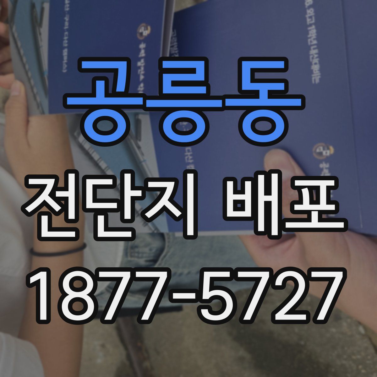 공릉동 전단지 배포