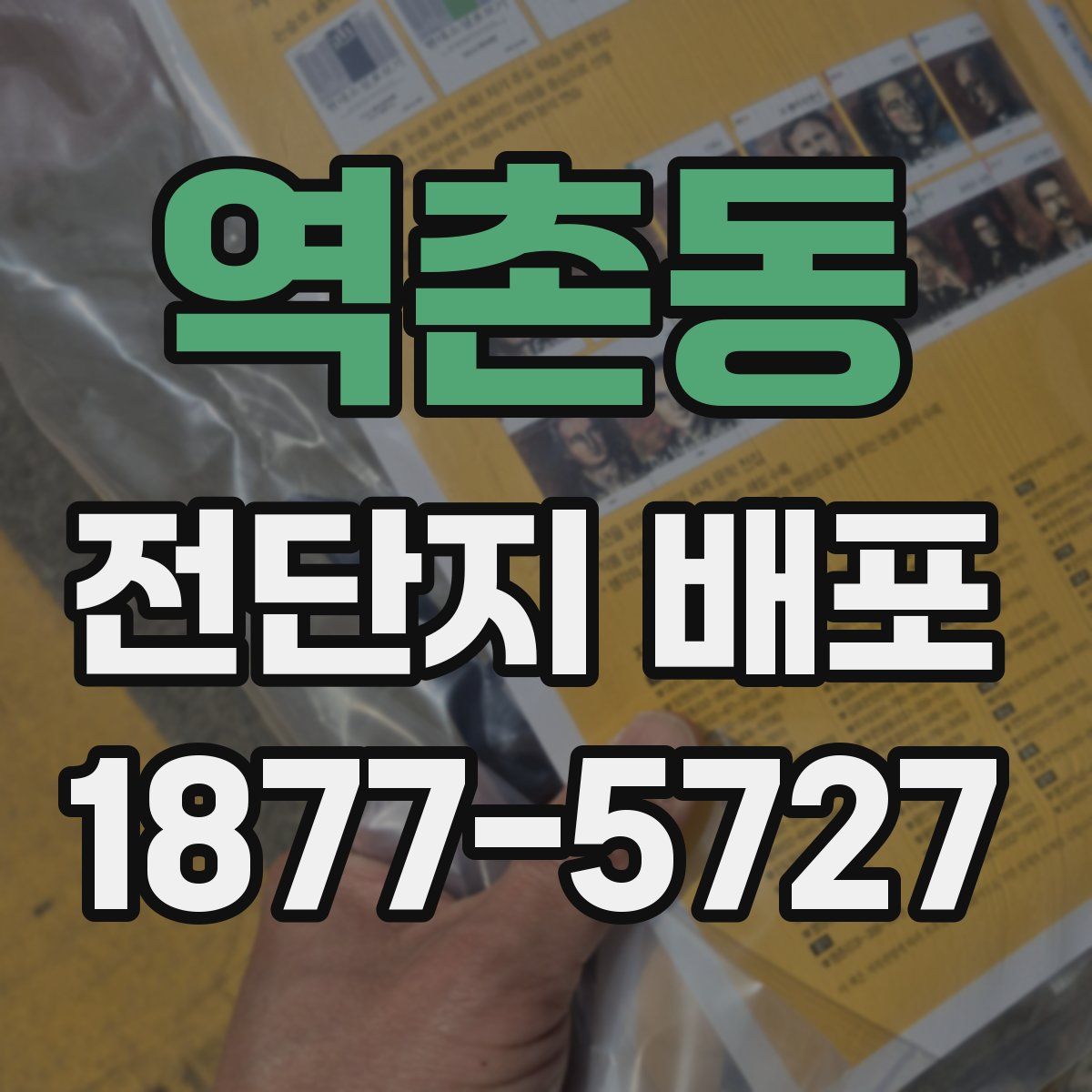 역촌동 전단지 배포