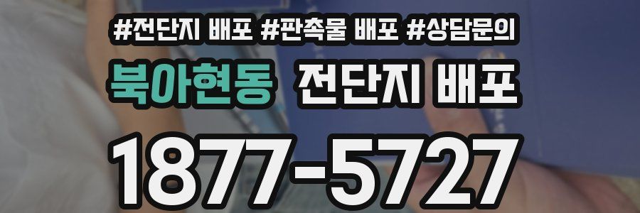 북아현동 전단지 배포