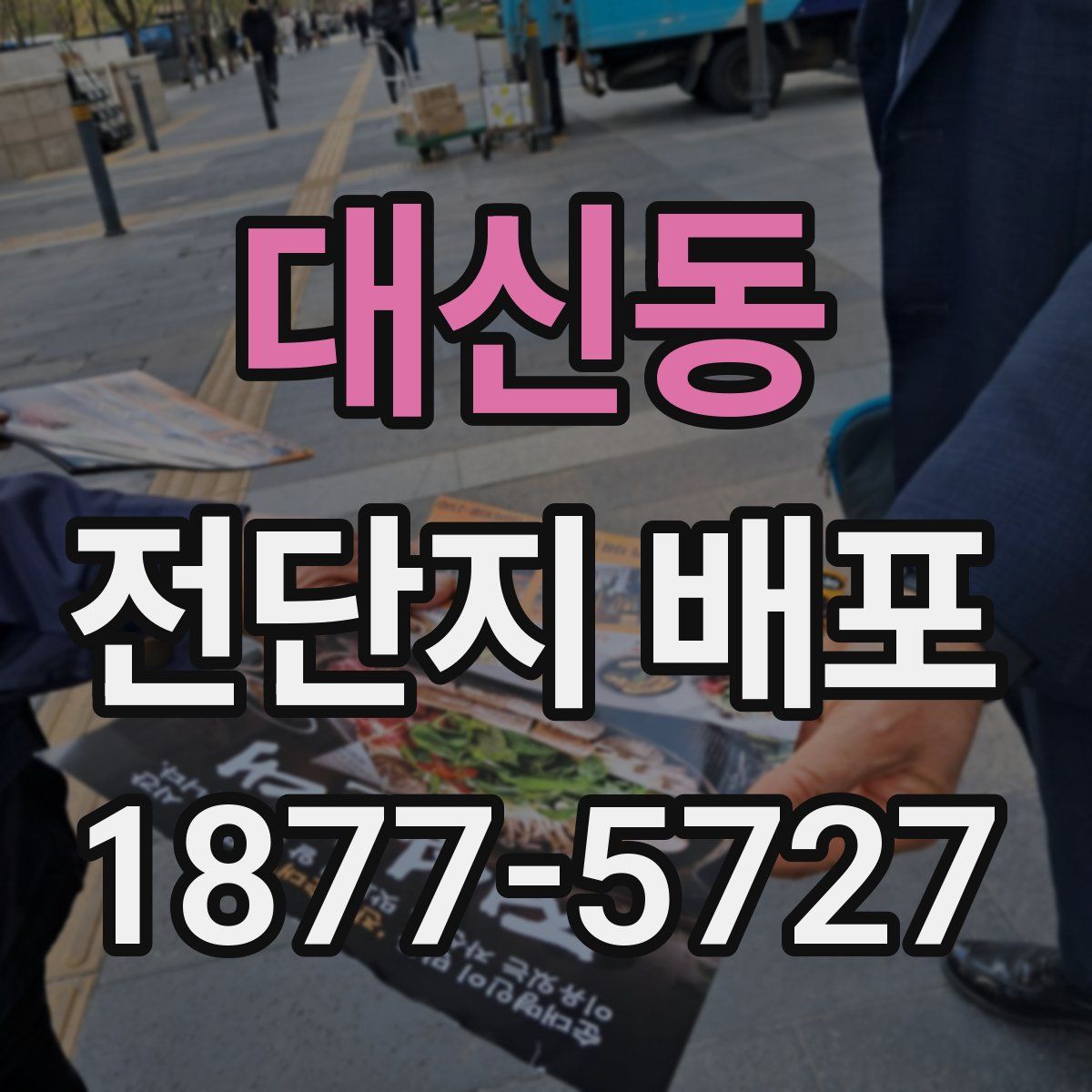 대신동 전단지 배포