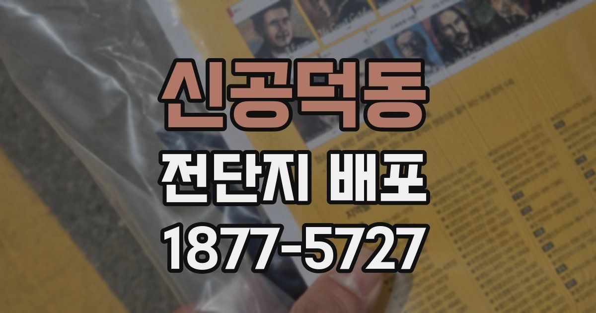 신공덕동 전단지 배포