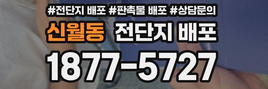 신월동 전단지 배포