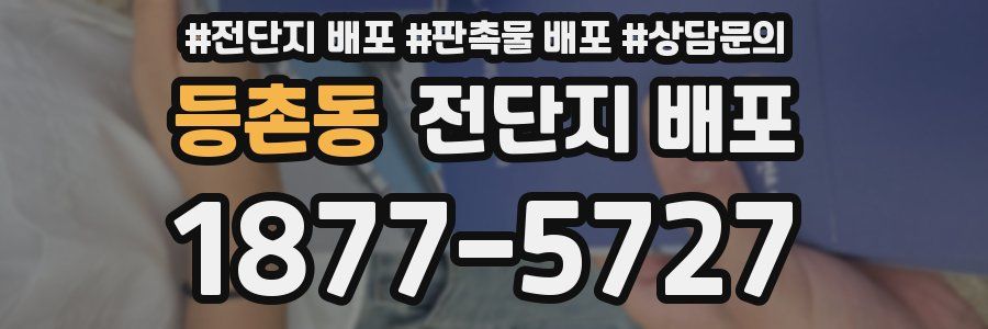 등촌동 전단지 배포