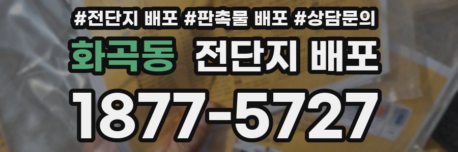 화곡동 전단지 배포