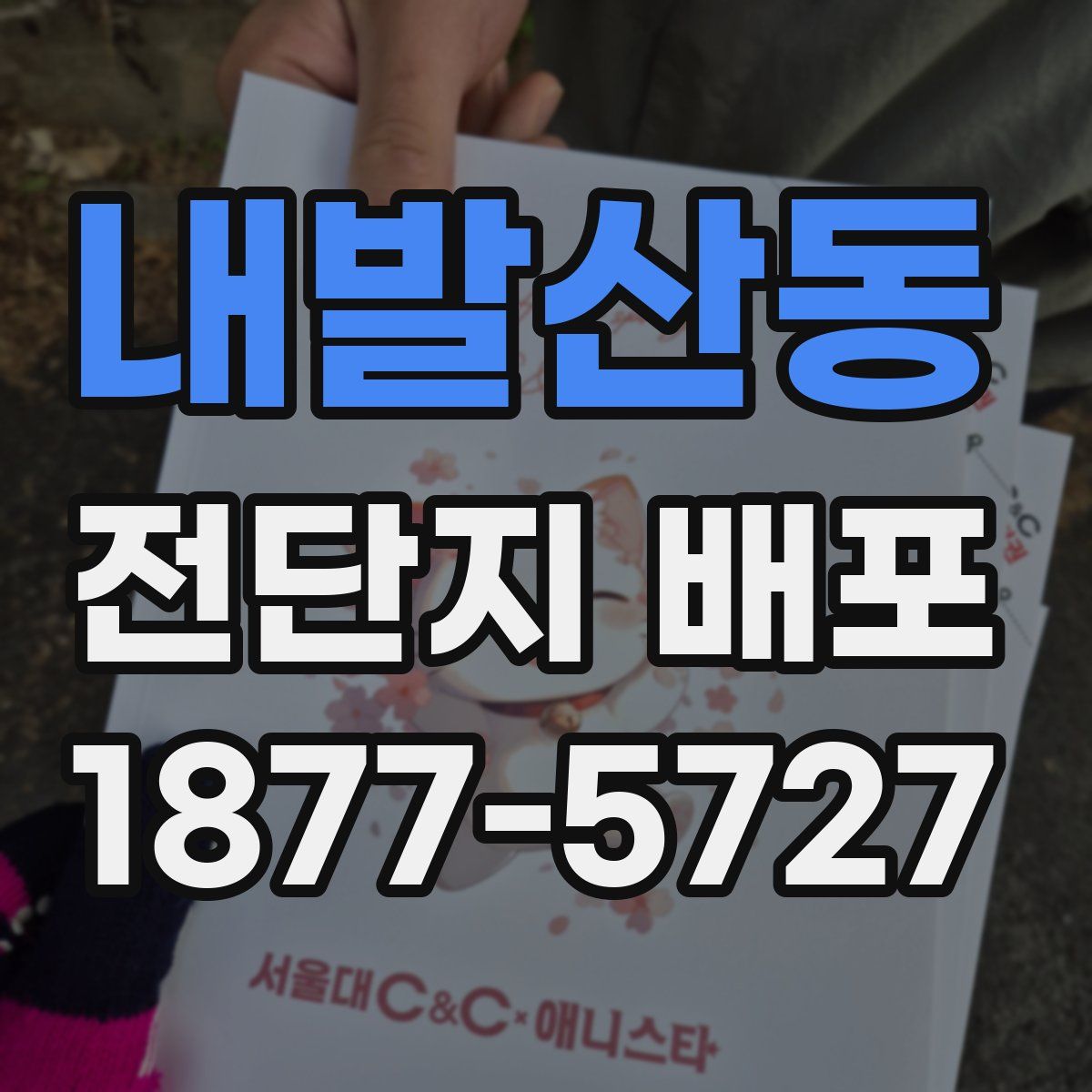 내발산동 전단지 배포