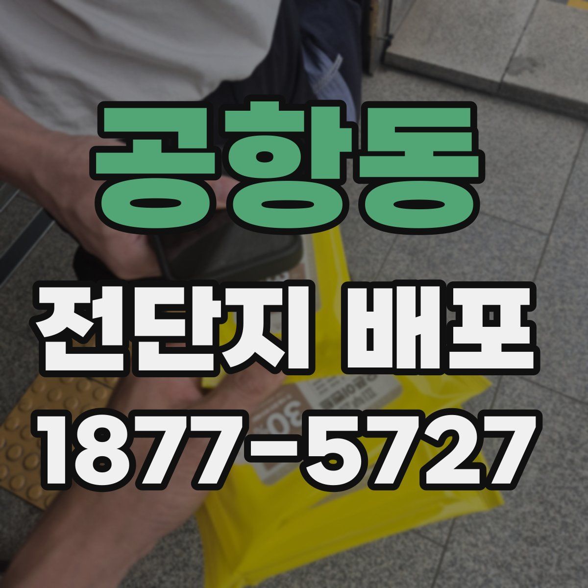 공항동 전단지 배포