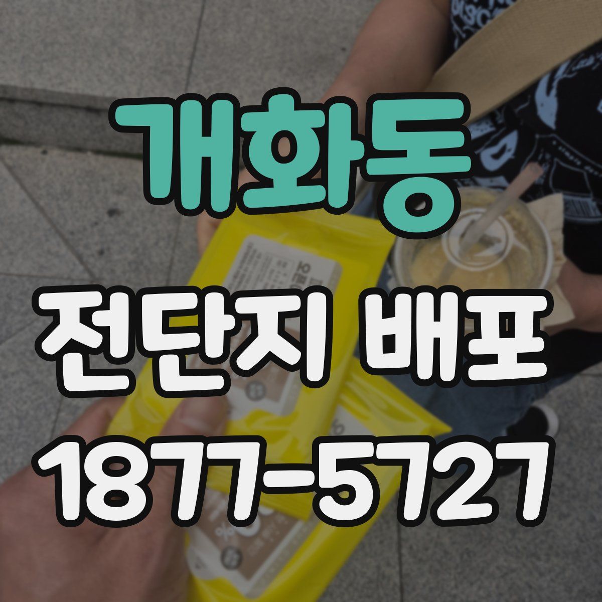 개화동 전단지 배포