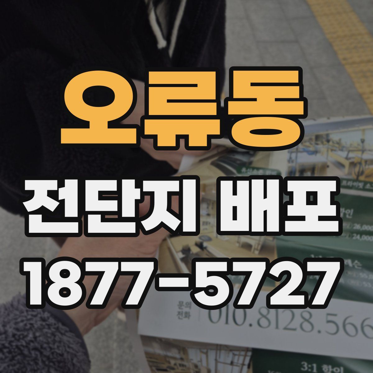 오류동 전단지 배포
