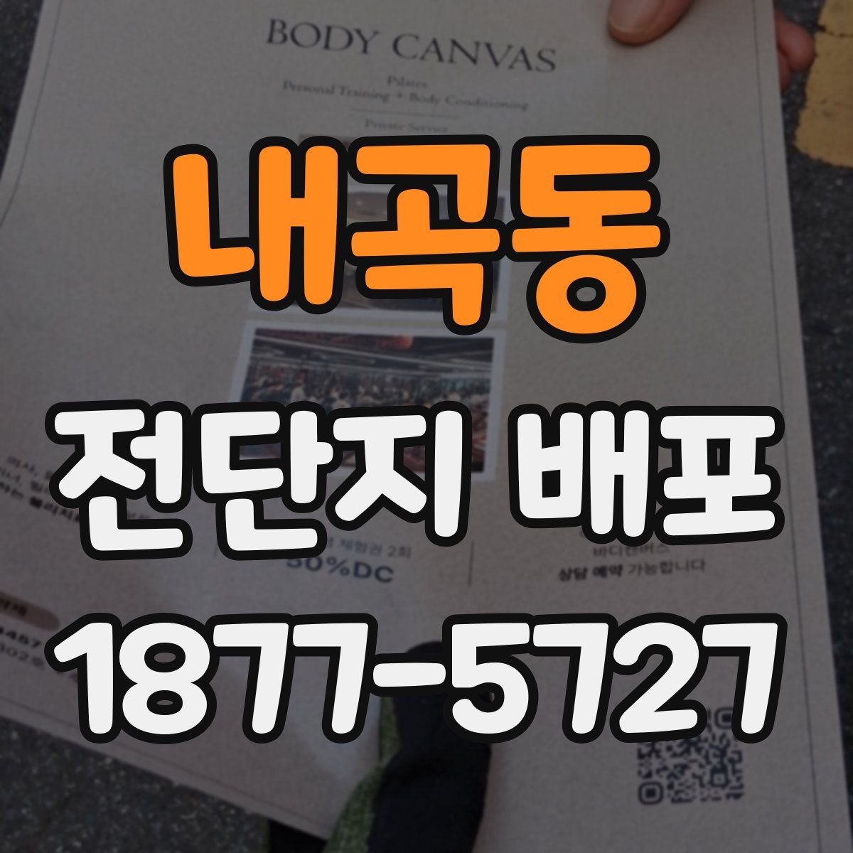 내곡동 전단지 배포