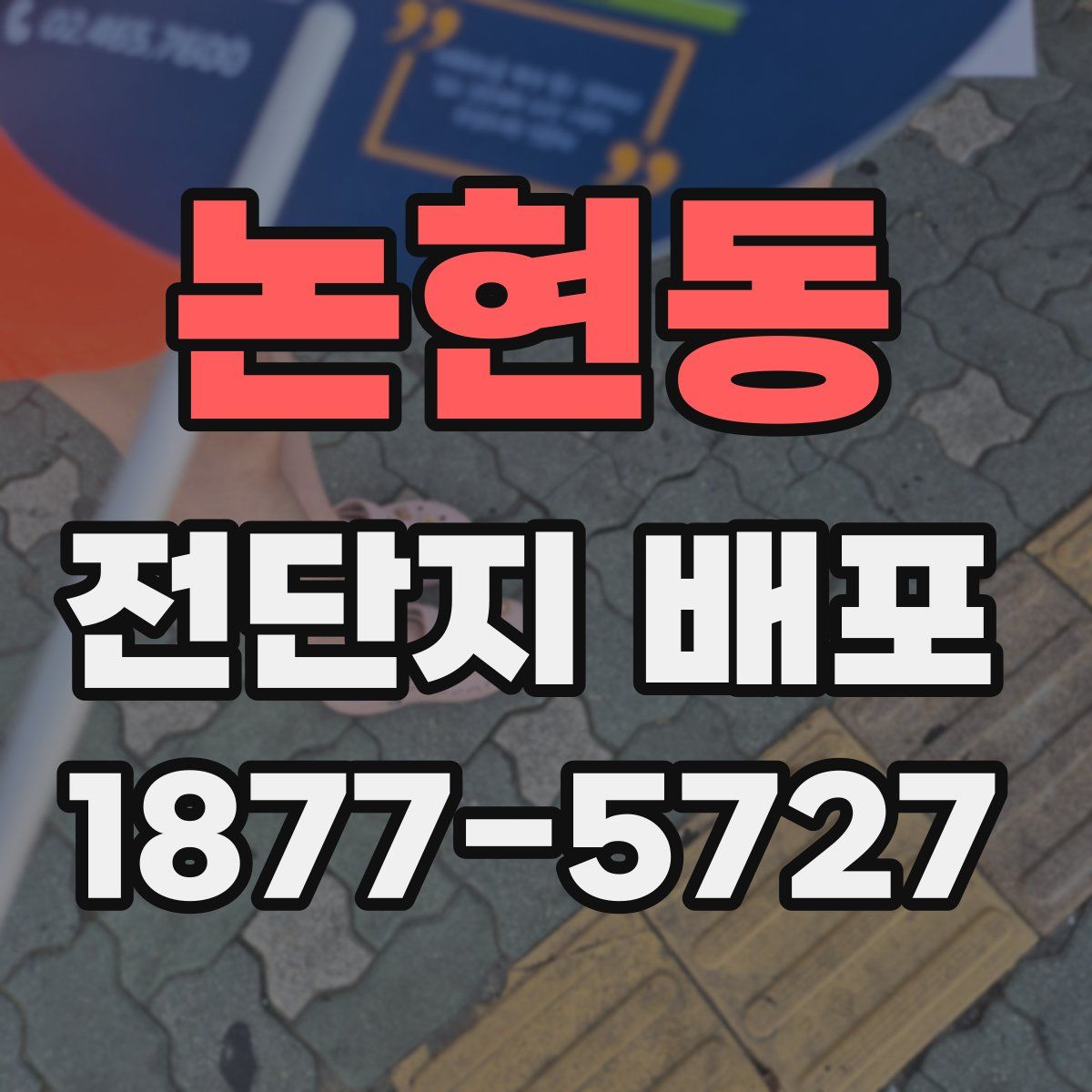 논현동 전단지 배포