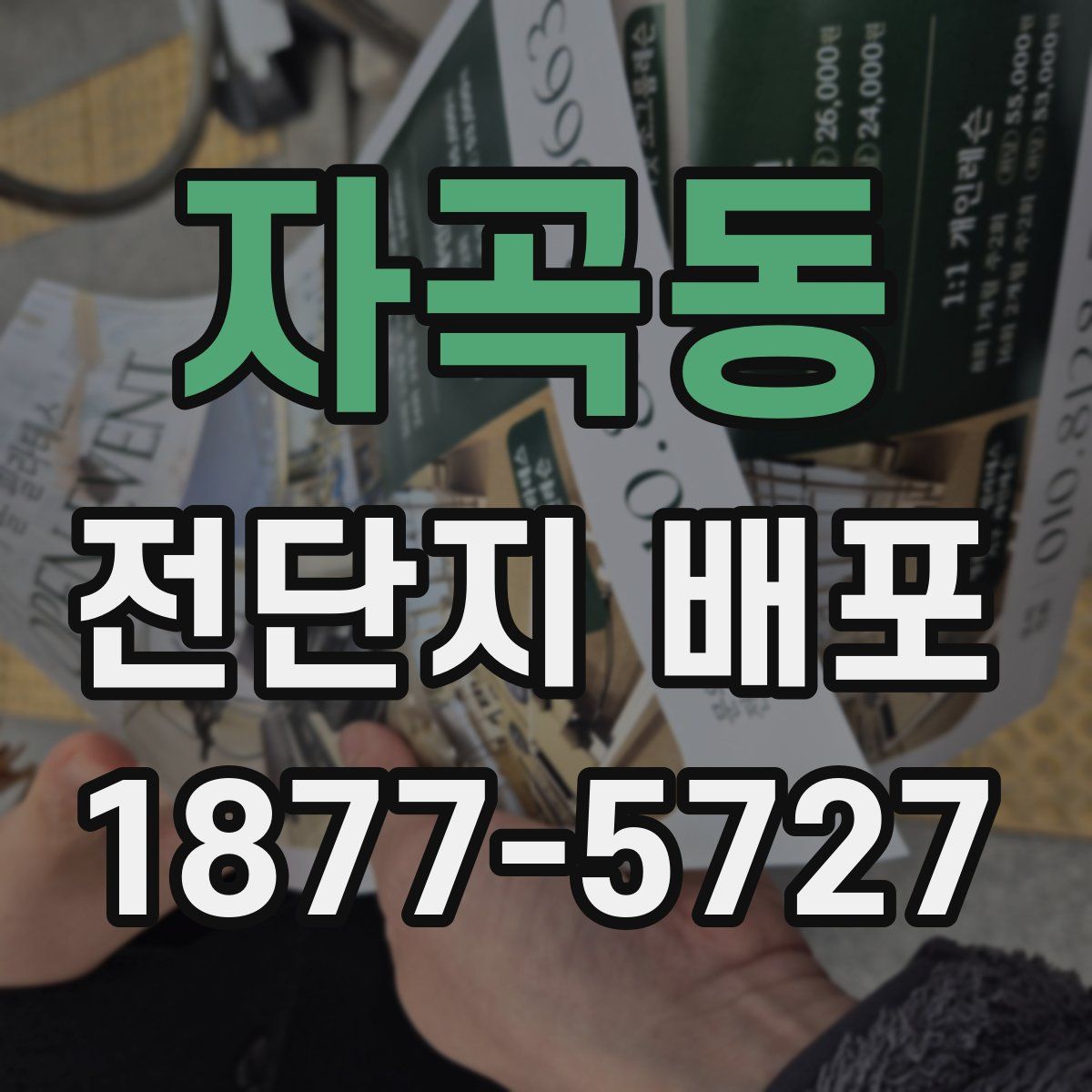 자곡동 전단지 배포
