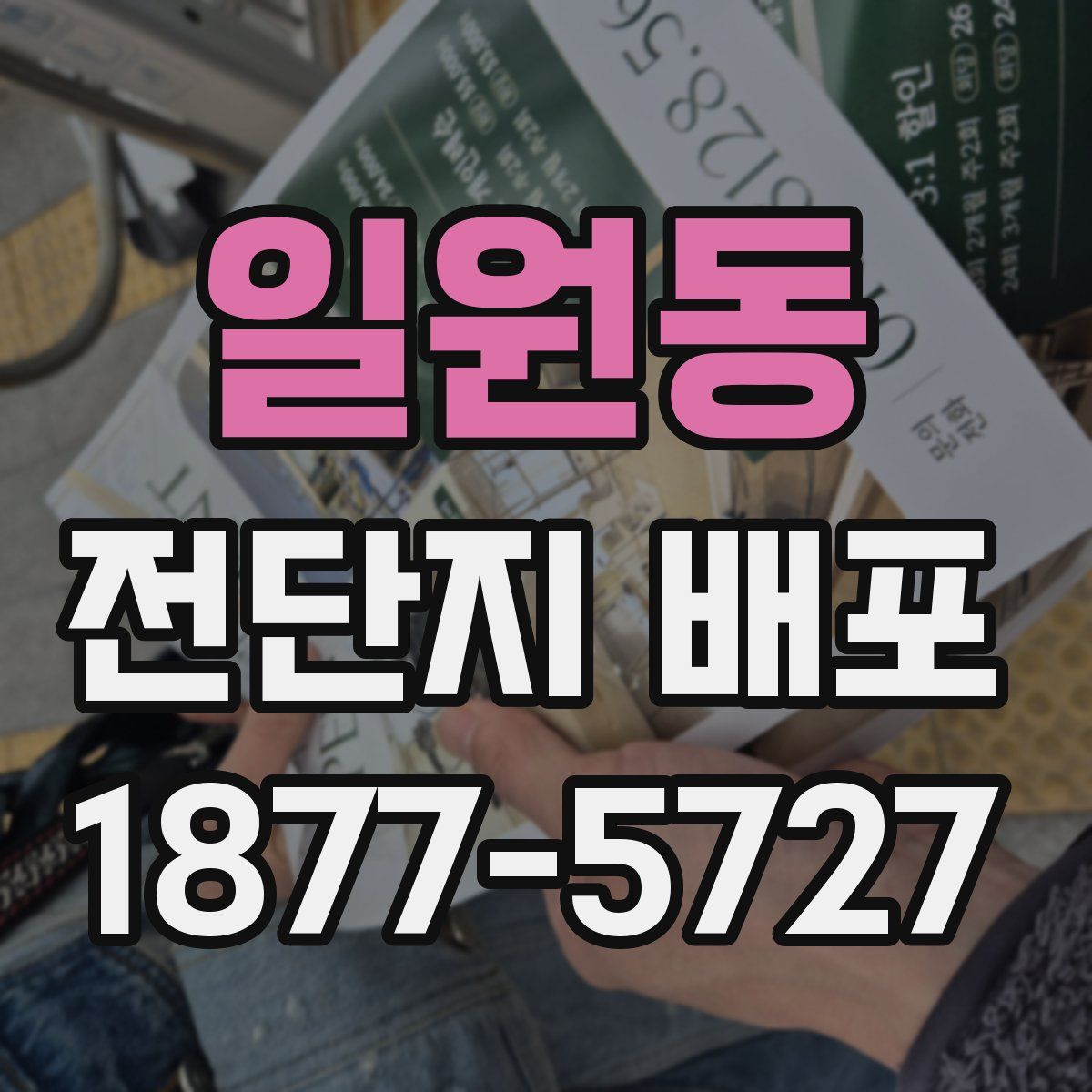 일원동 전단지 배포