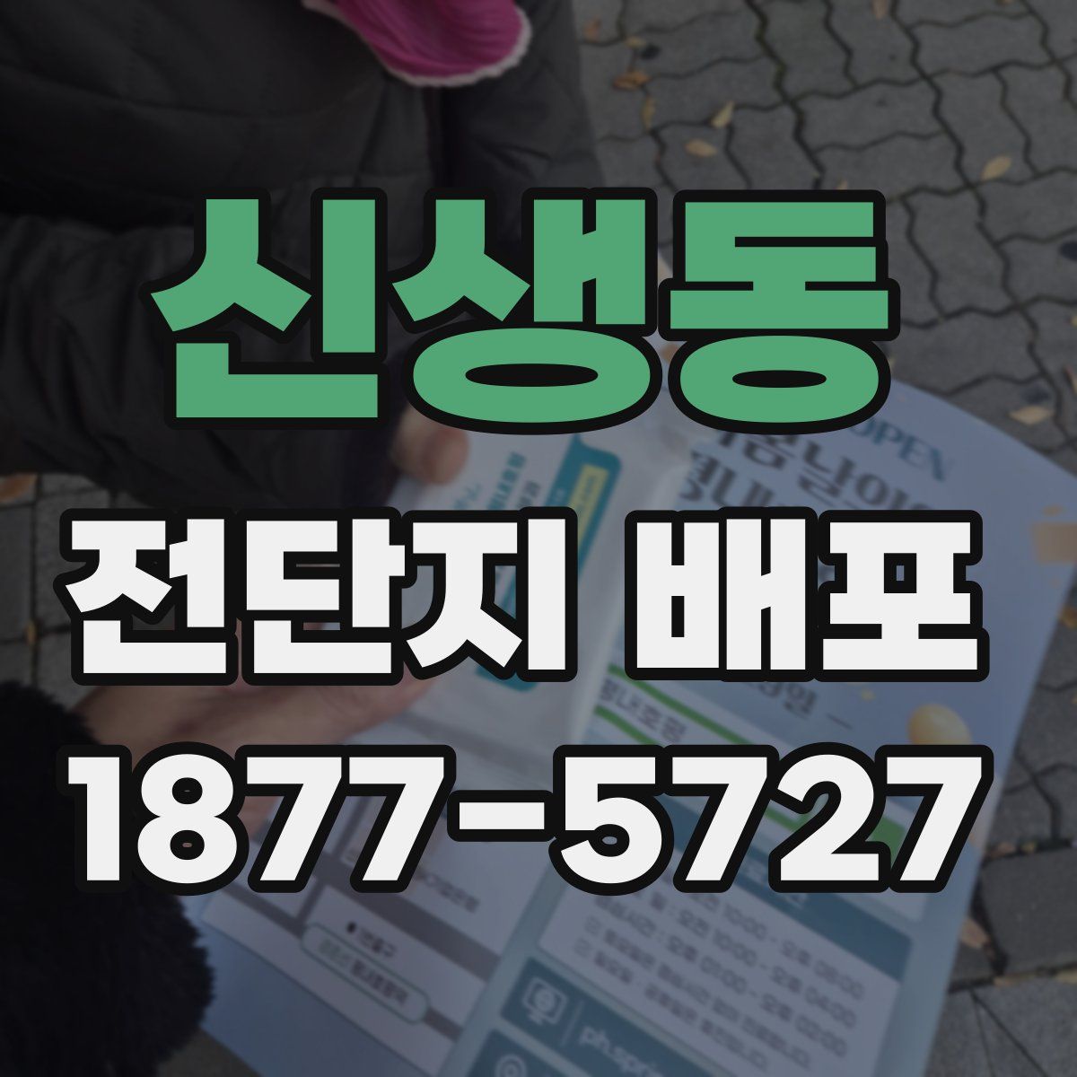 신생동 전단지 배포