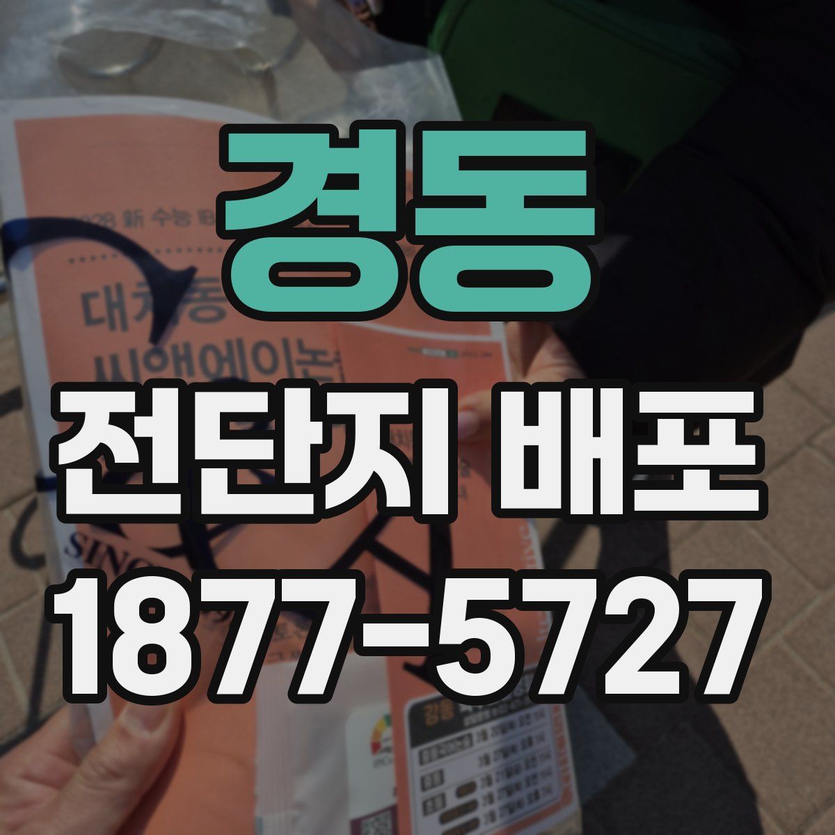 경동 전단지 배포
