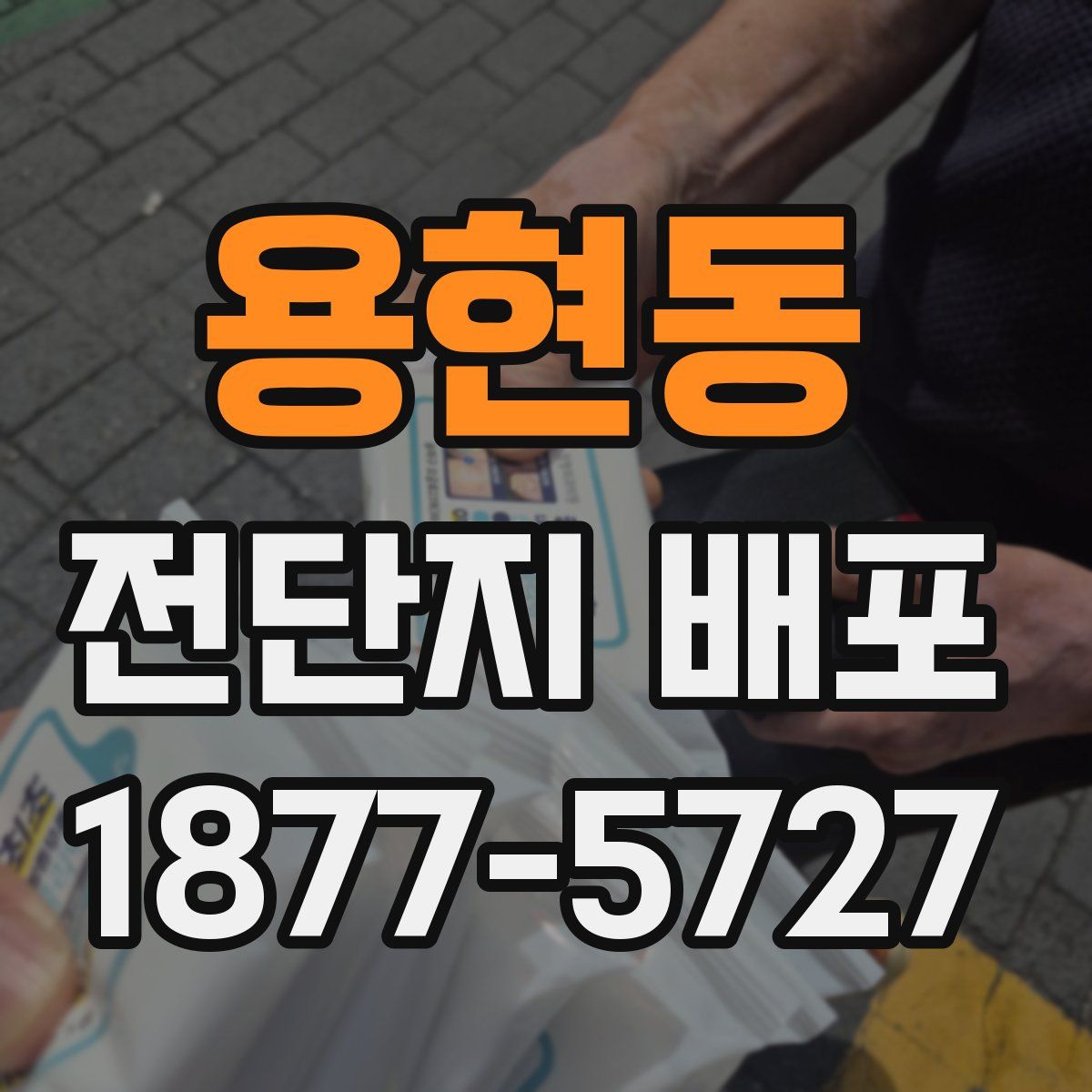 용현동 전단지 배포