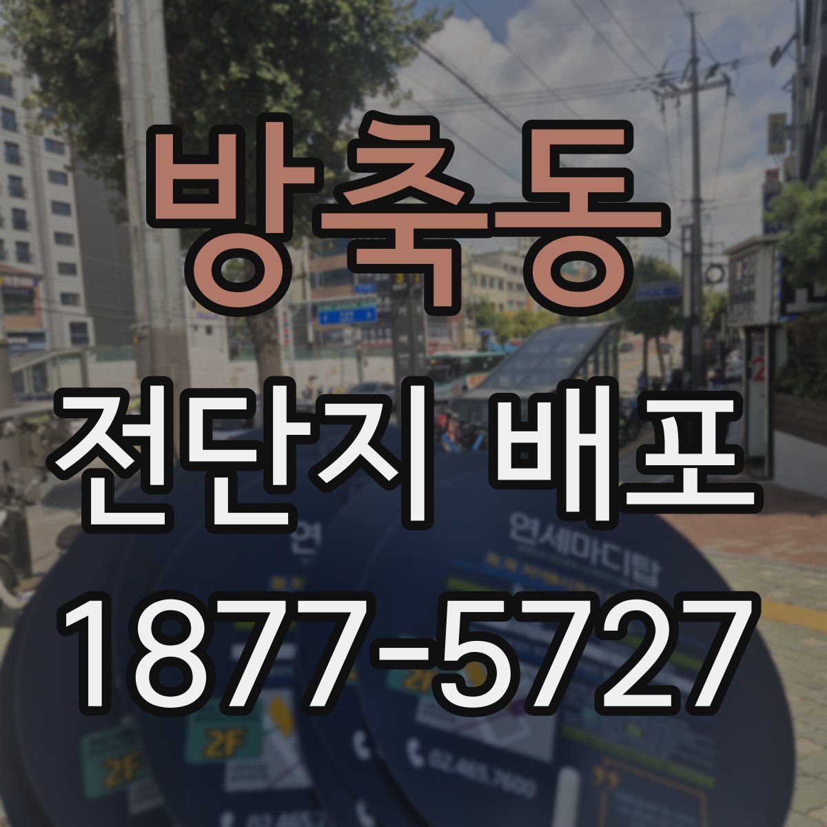 방축동 전단지 배포