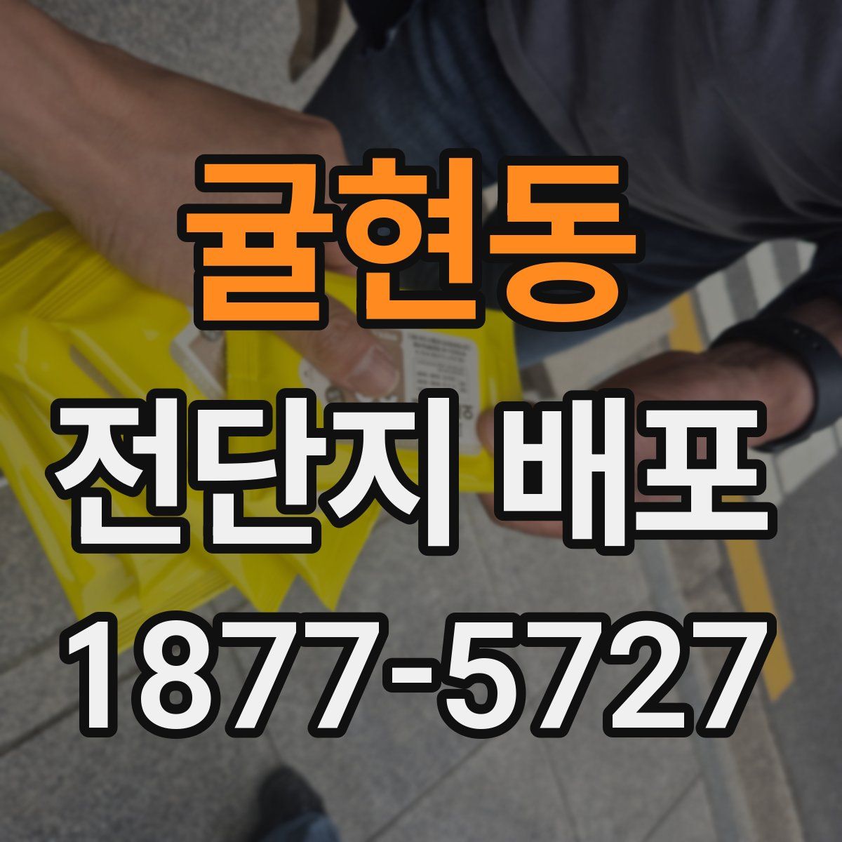 귤현동 전단지 배포