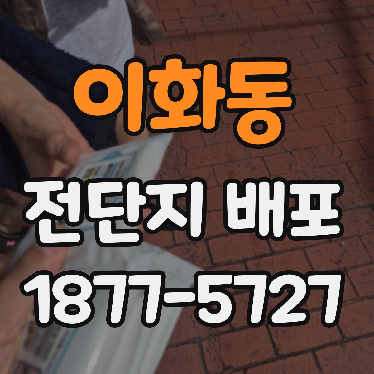 이화동 전단지 배포