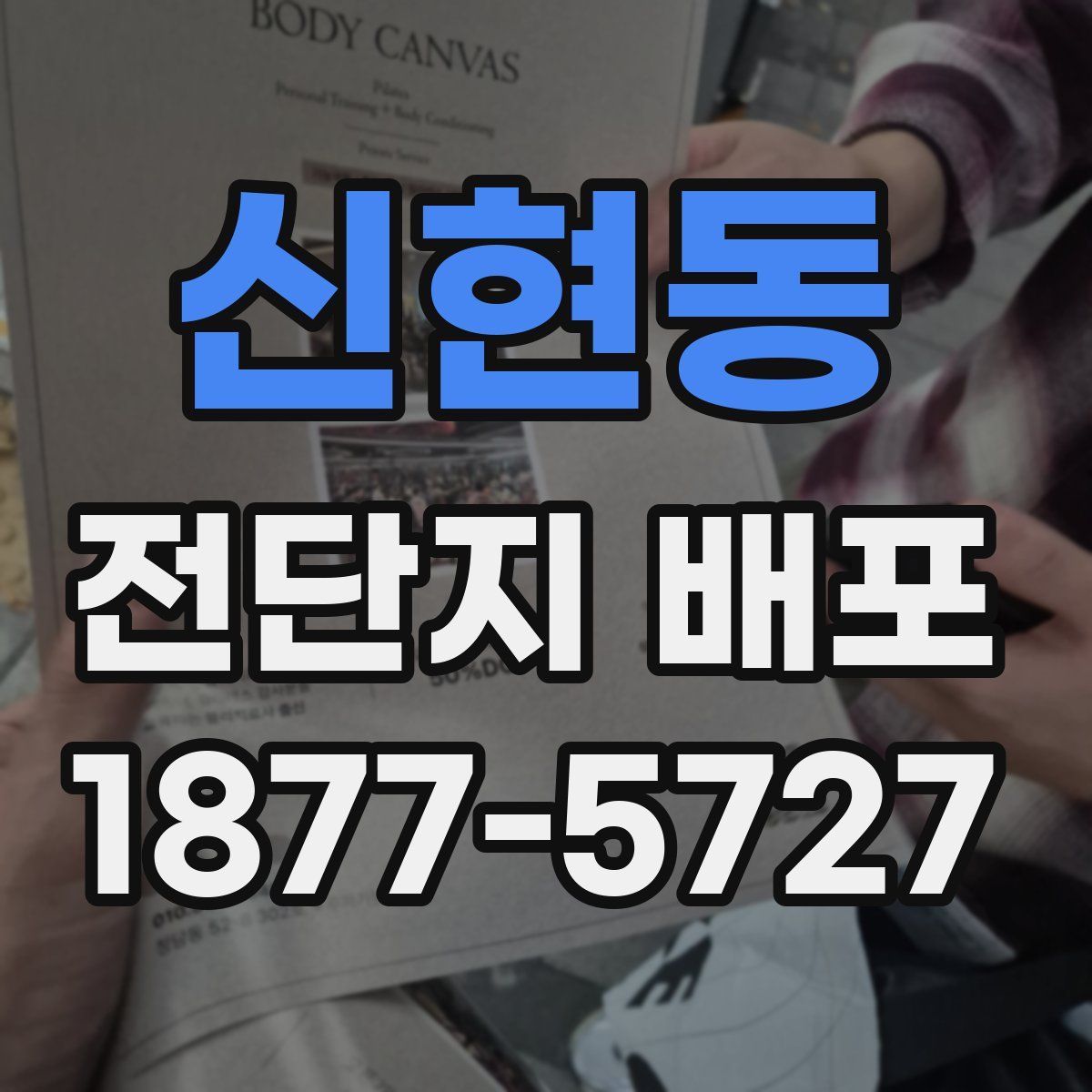 신현동 전단지 배포