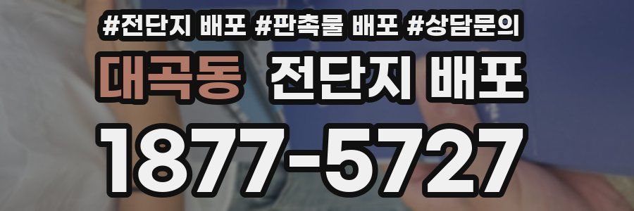 대곡동 전단지 배포