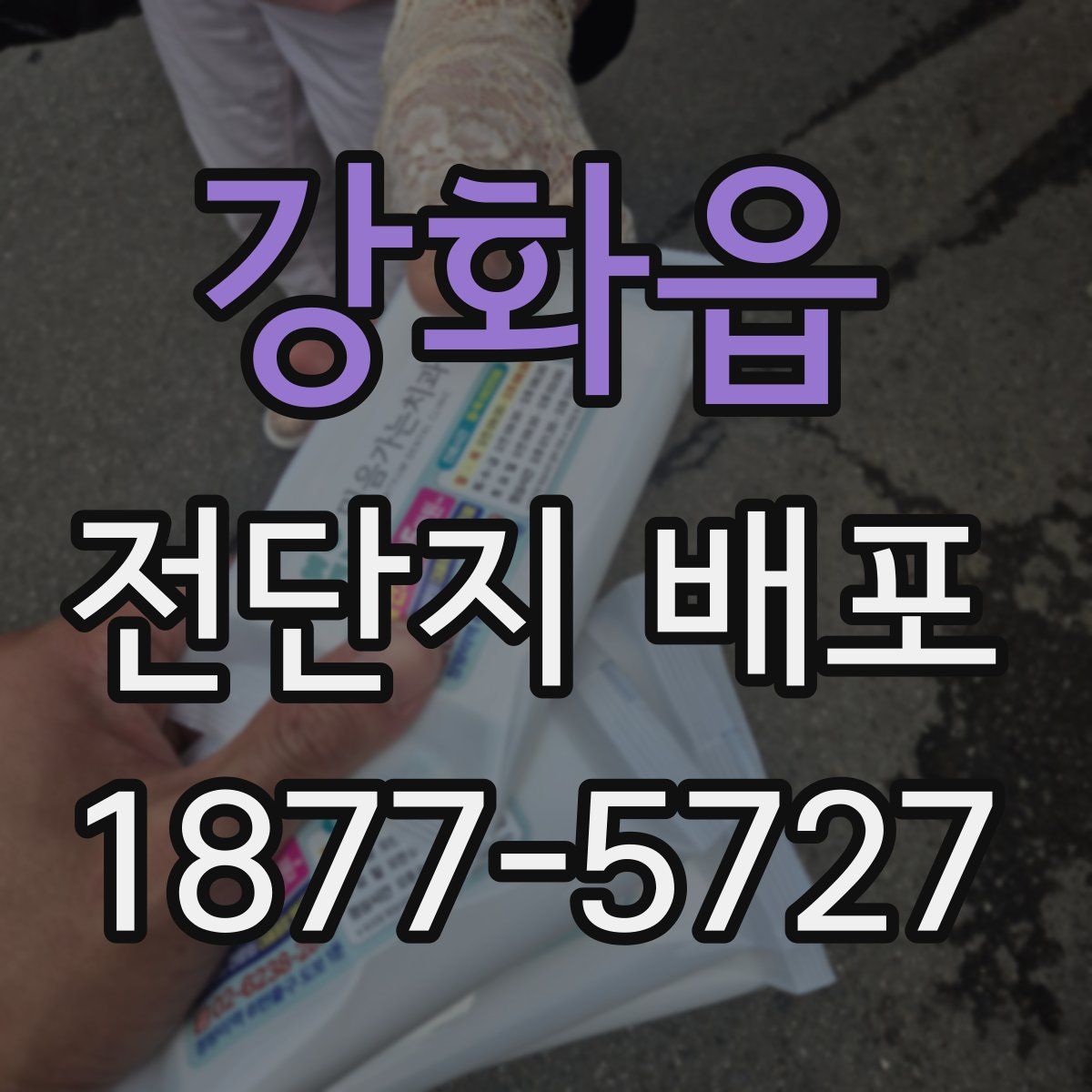 강화읍 전단지 배포