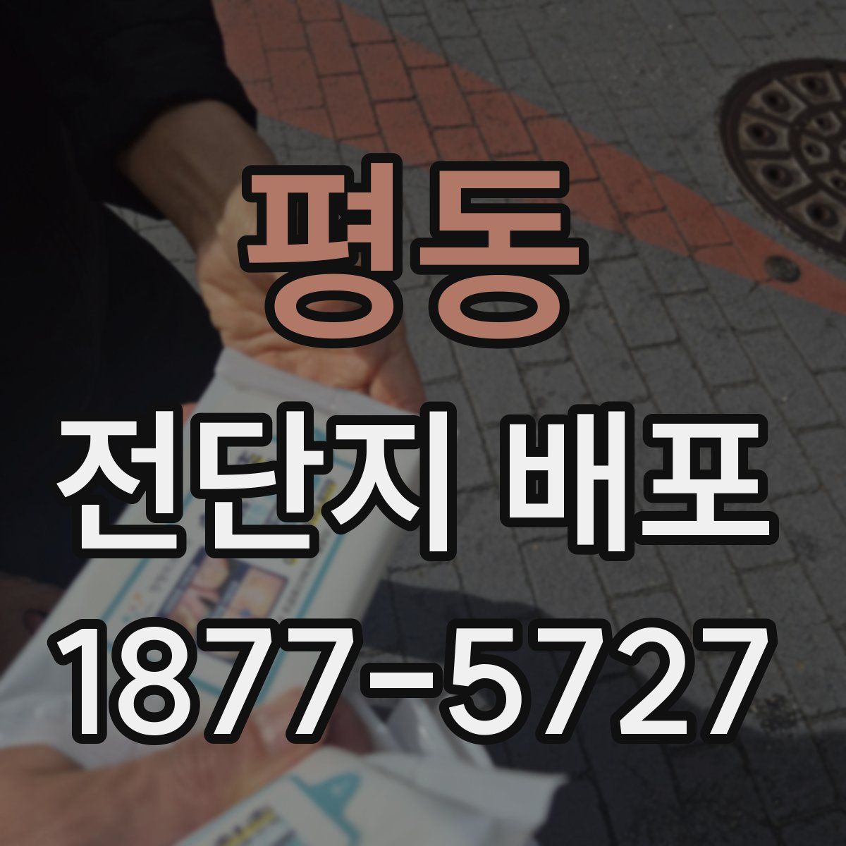 평동 전단지 배포