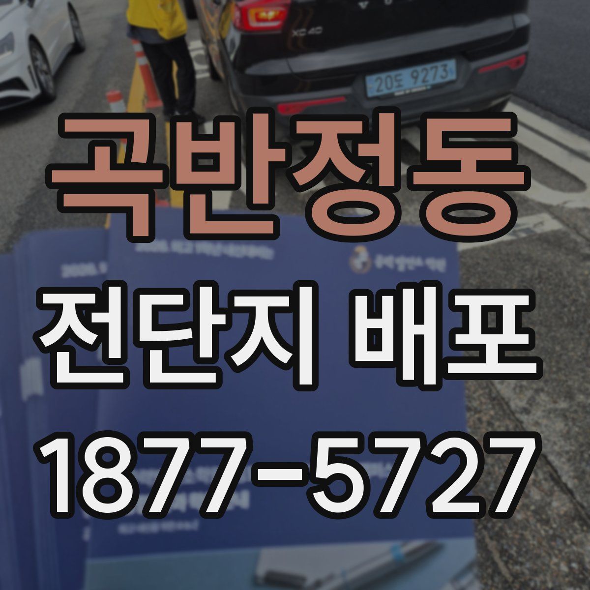 곡반정동 전단지 배포