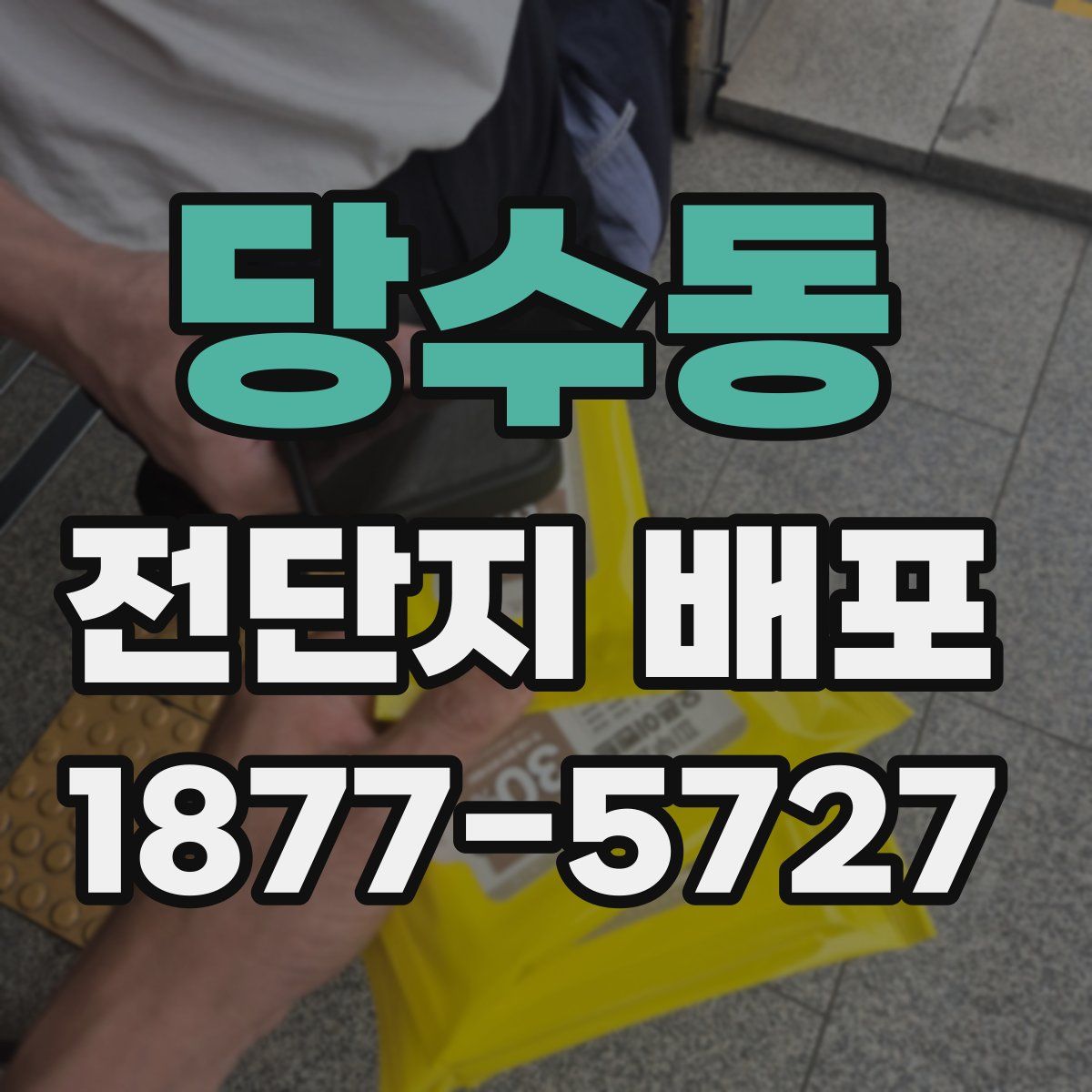 당수동 전단지 배포