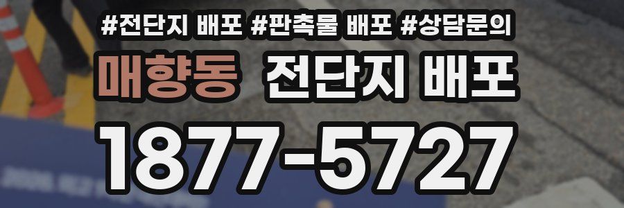 매향동 전단지 배포