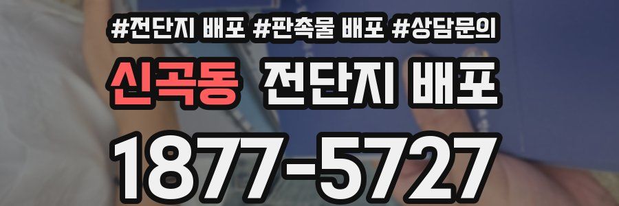 신곡동 전단지 배포