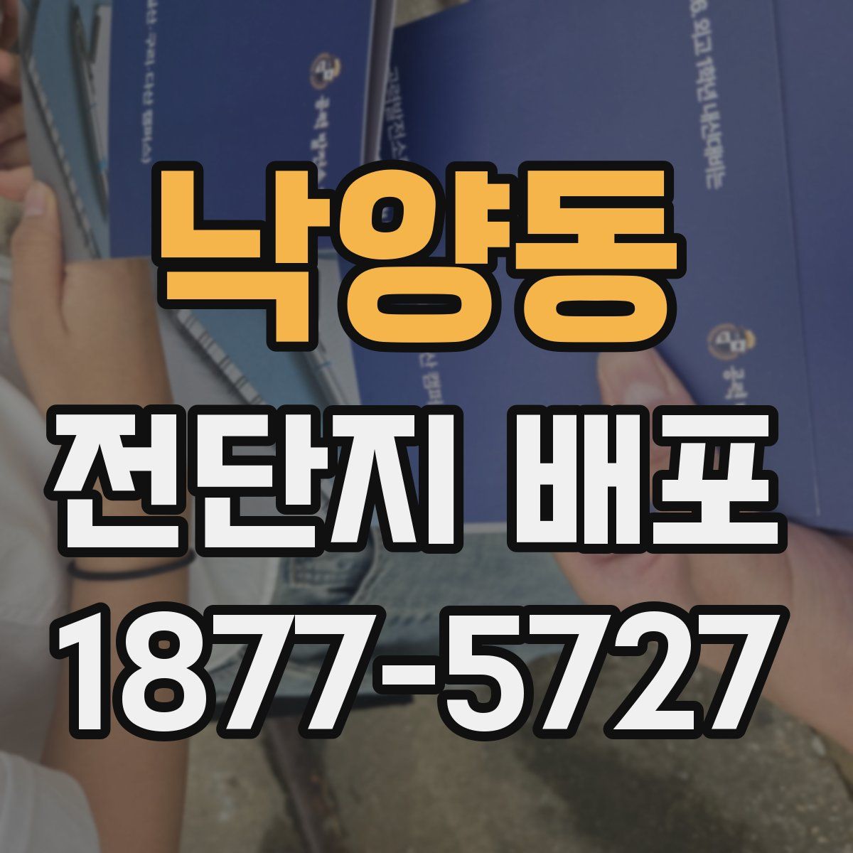 낙양동 전단지 배포
