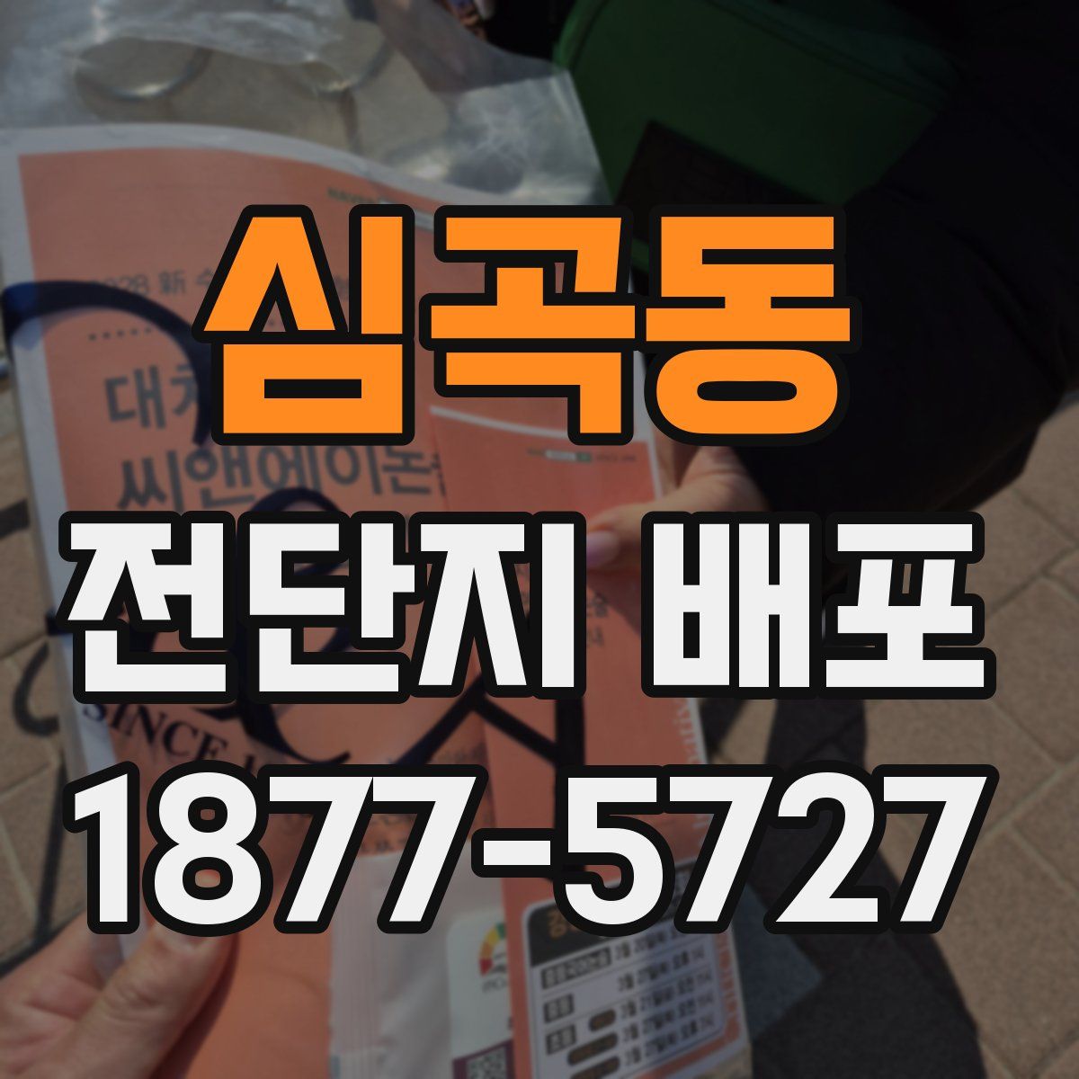 심곡동 전단지 배포