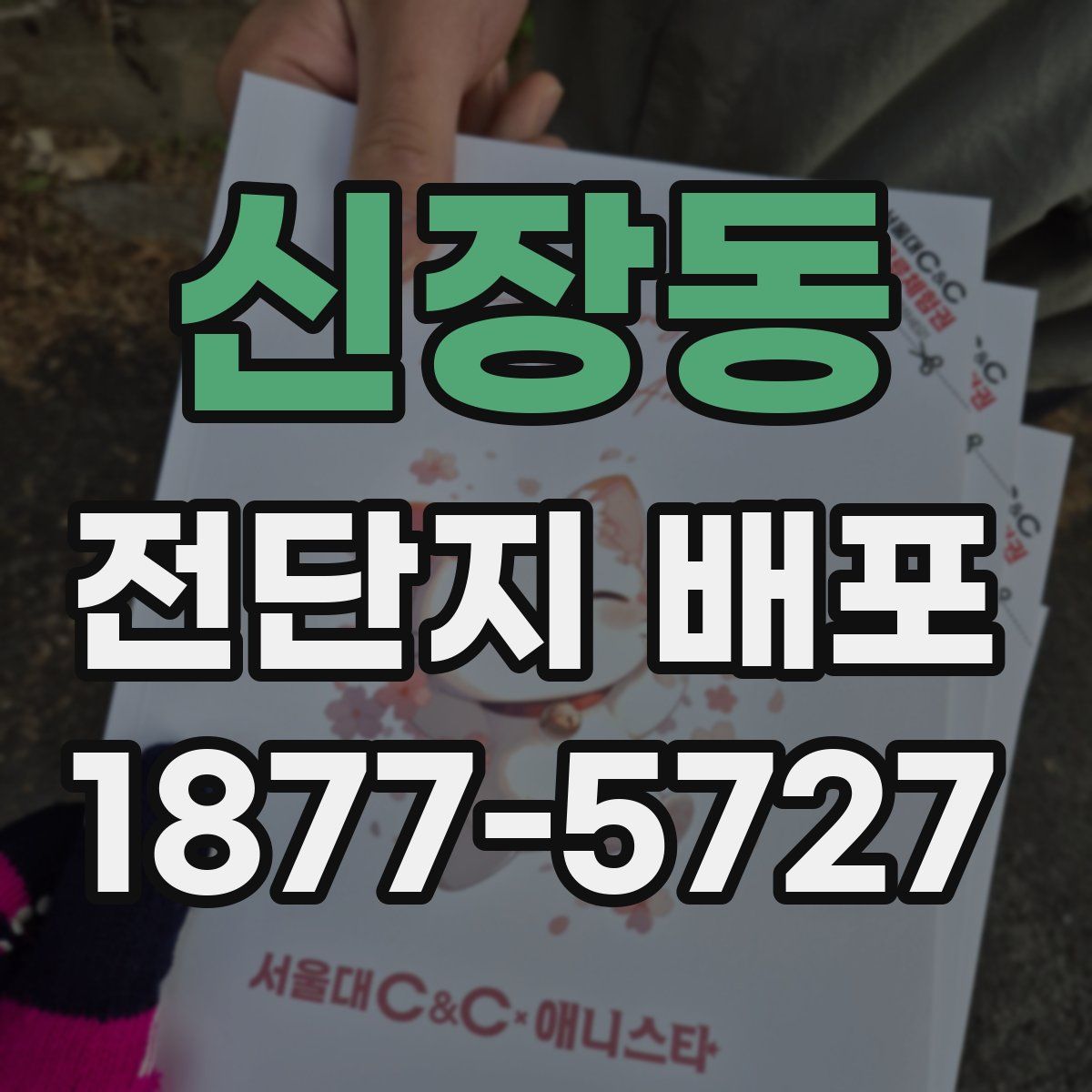 신장동 전단지 배포