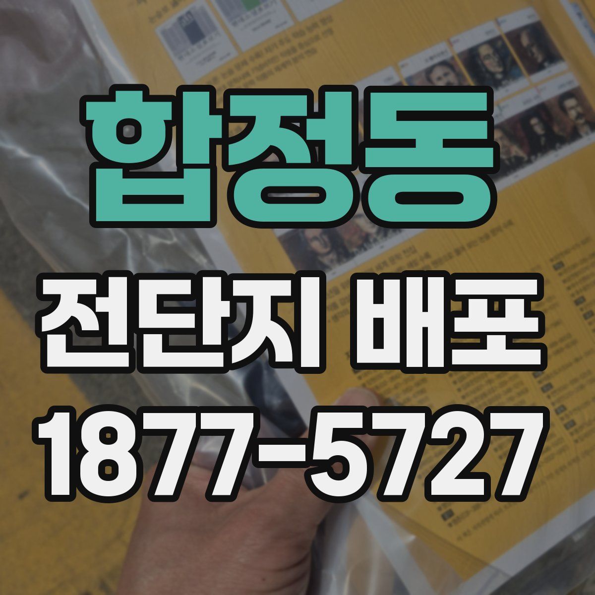 합정동 전단지 배포