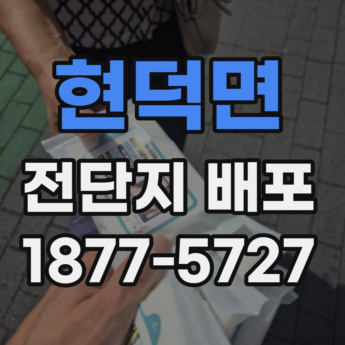 현덕면 전단지 배포