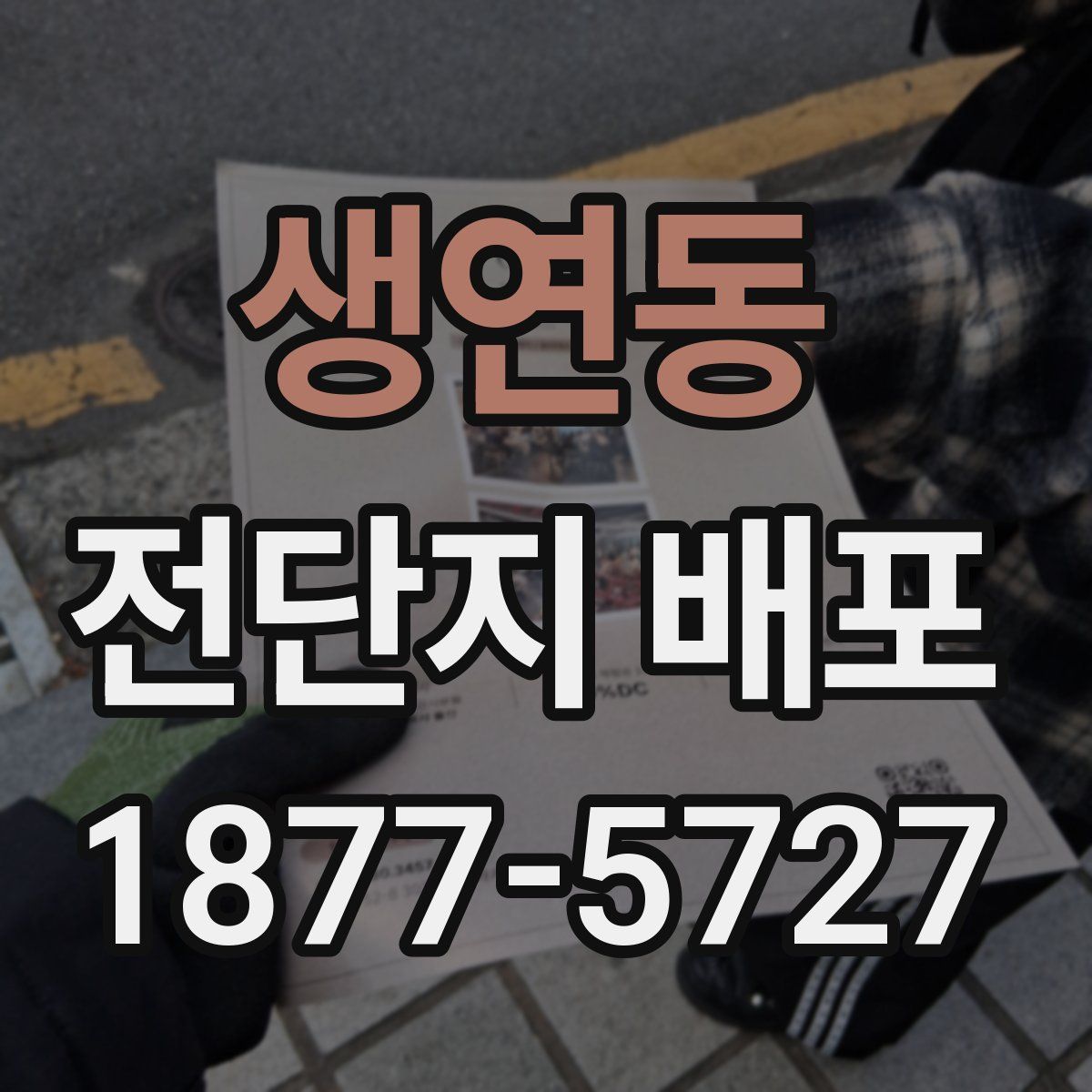 생연동 전단지 배포
