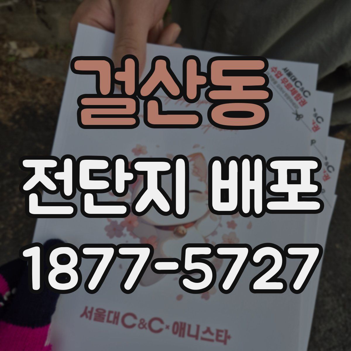 걸산동 전단지 배포