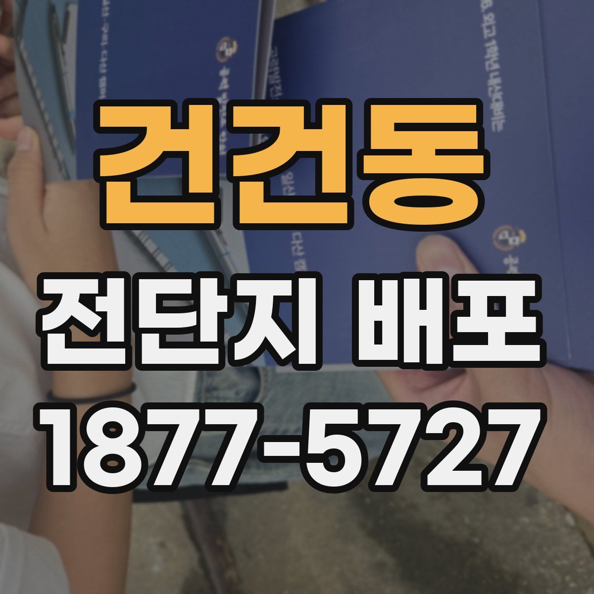 건건동 전단지 배포