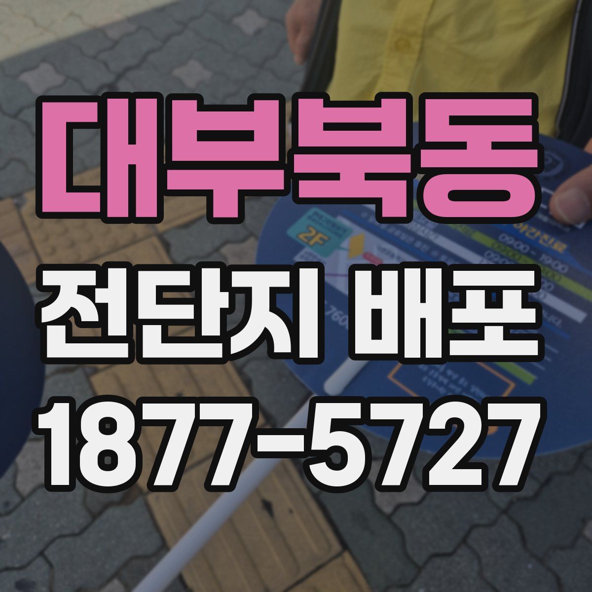 대부북동 전단지 배포