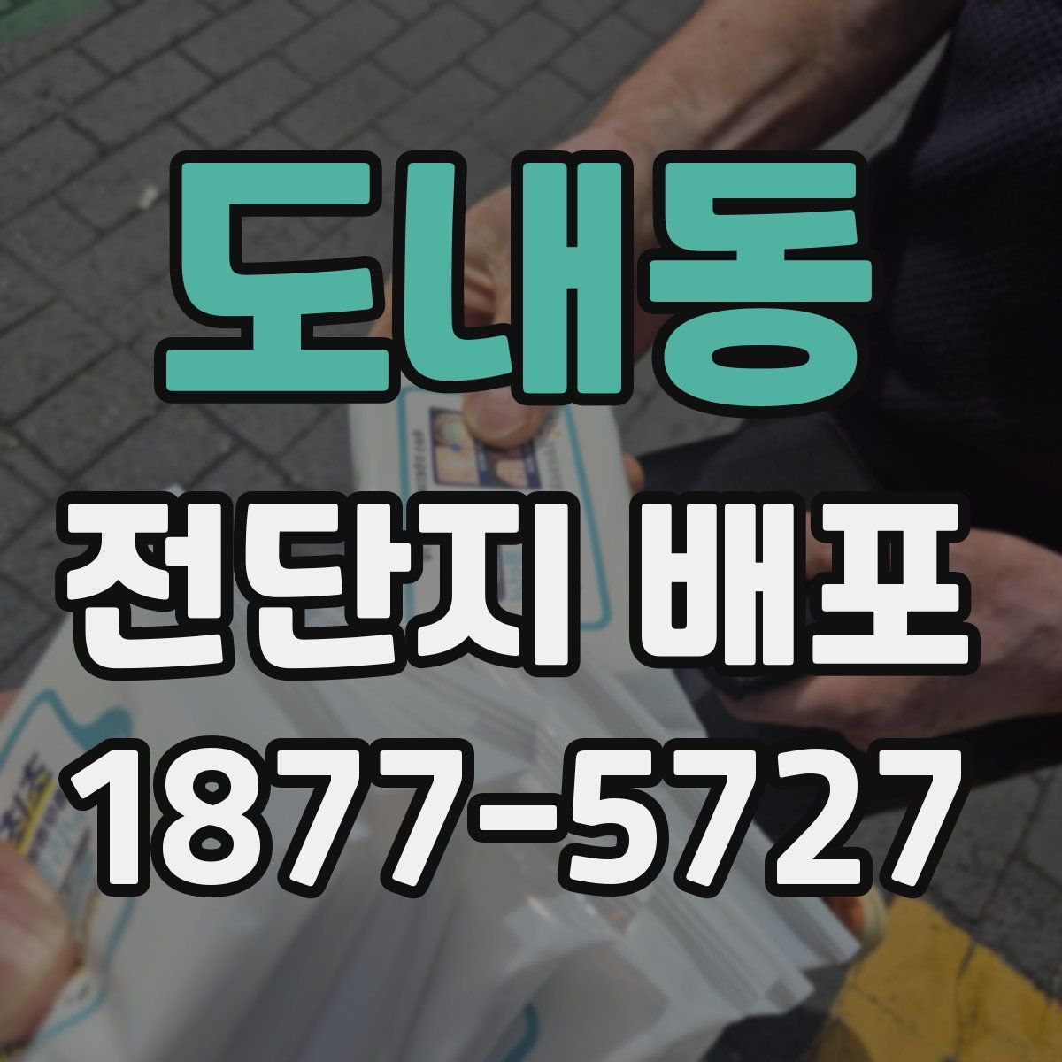 도내동 전단지 배포