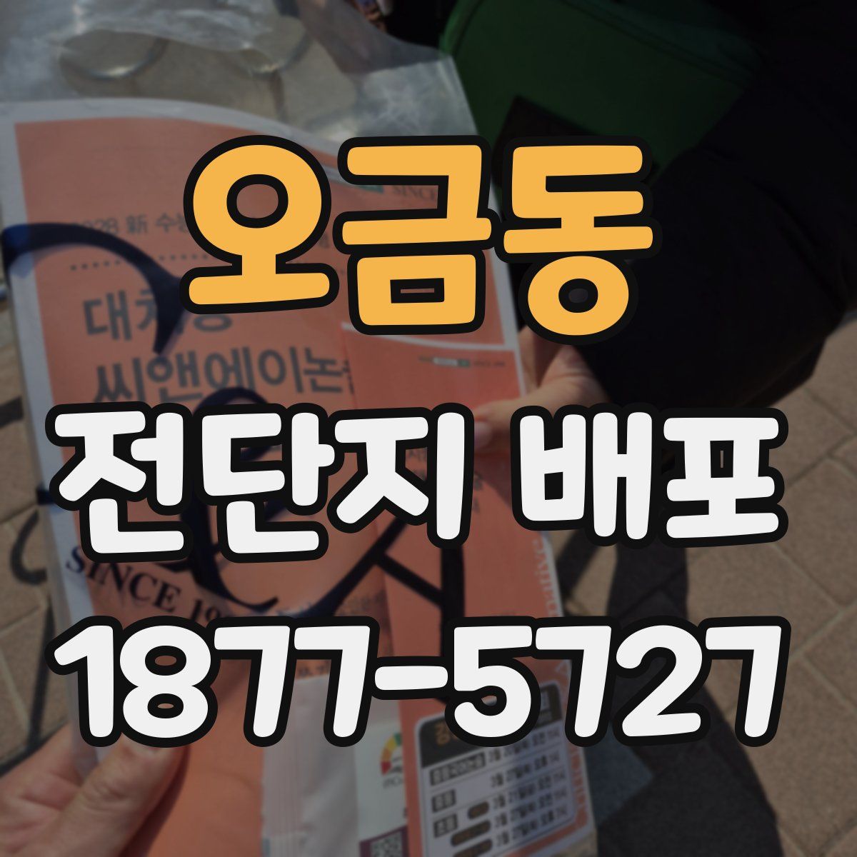 오금동 전단지 배포