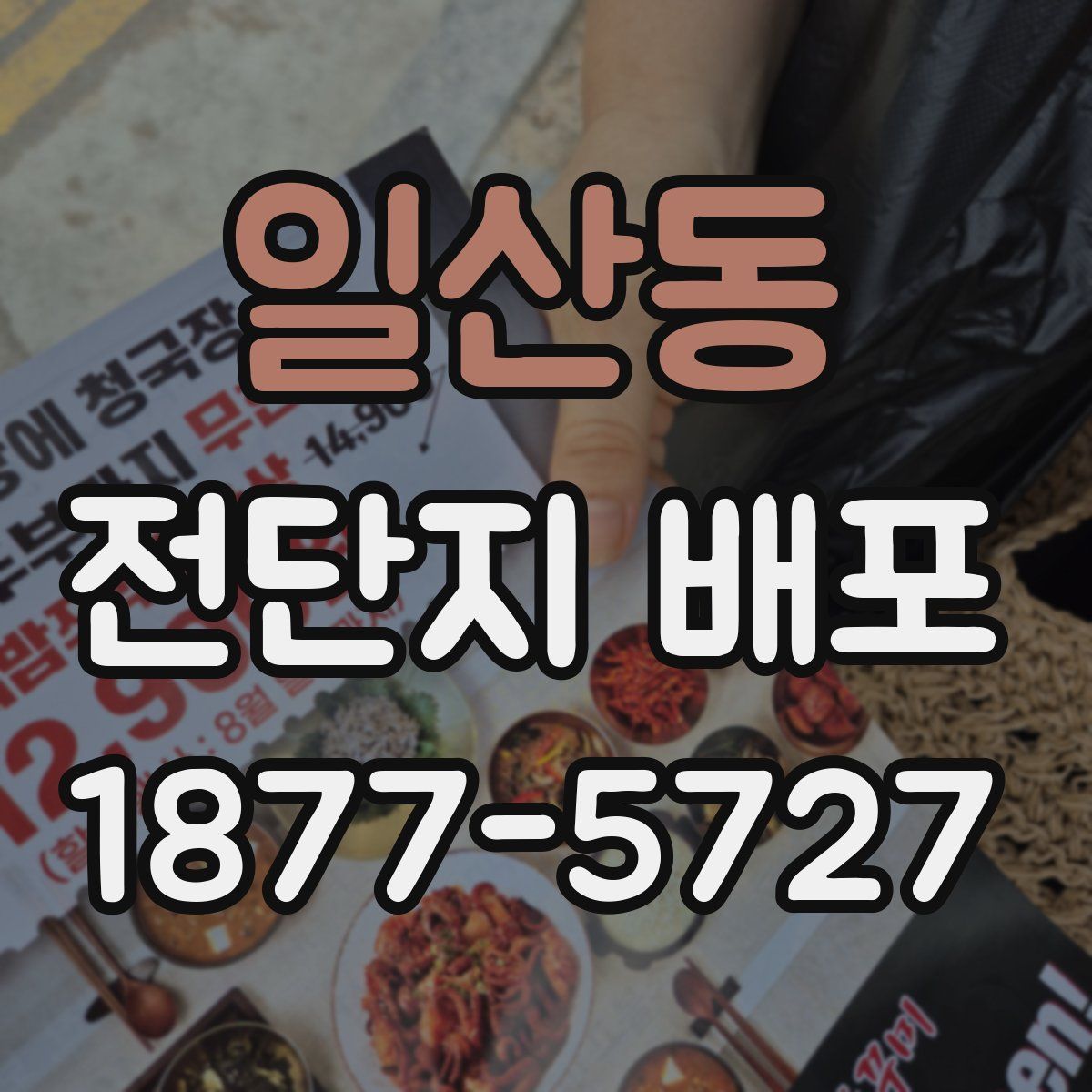 일산동 전단지 배포