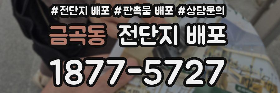 금곡동 전단지 배포