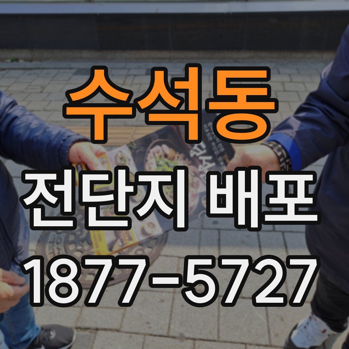 수석동 전단지 배포