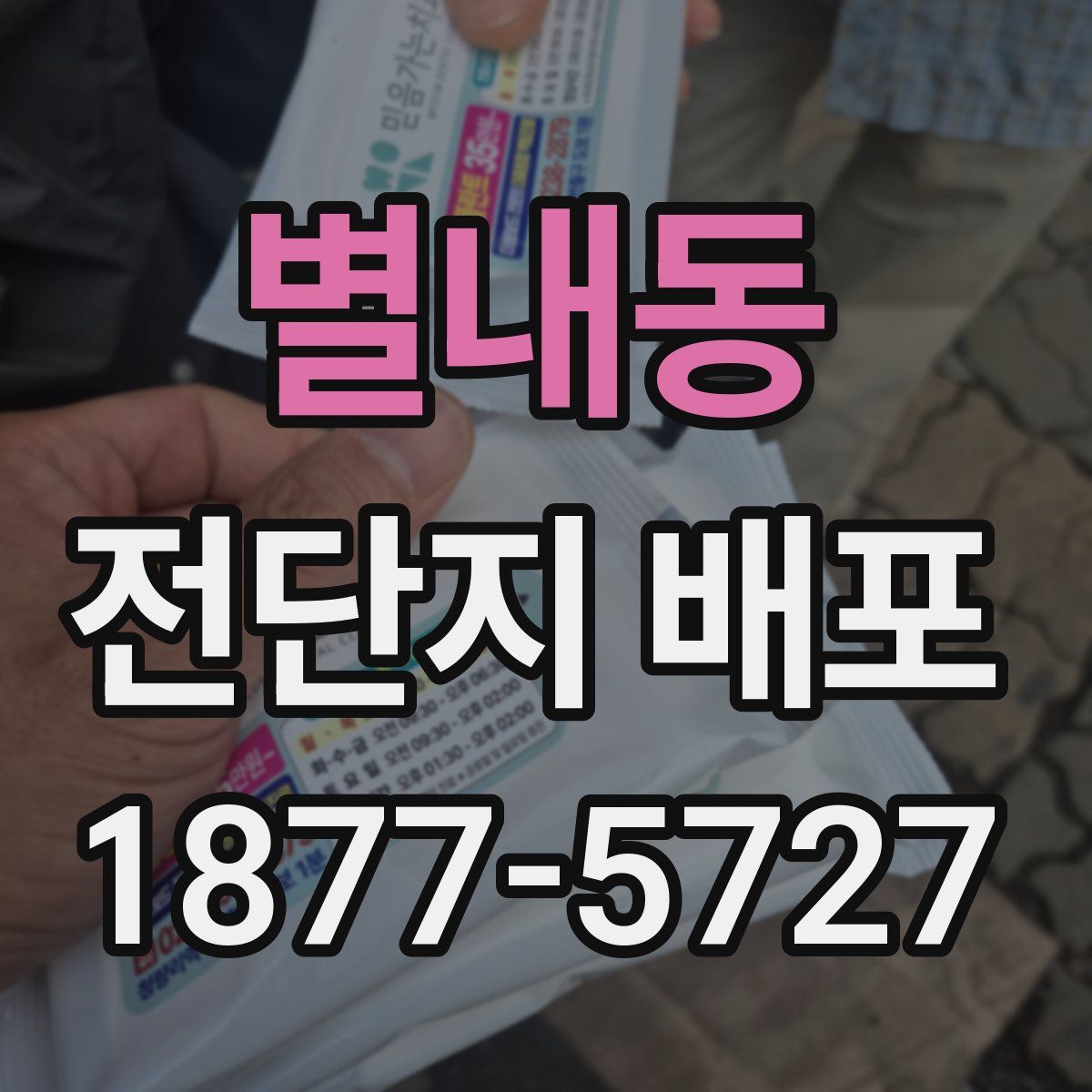 별내동 전단지 배포