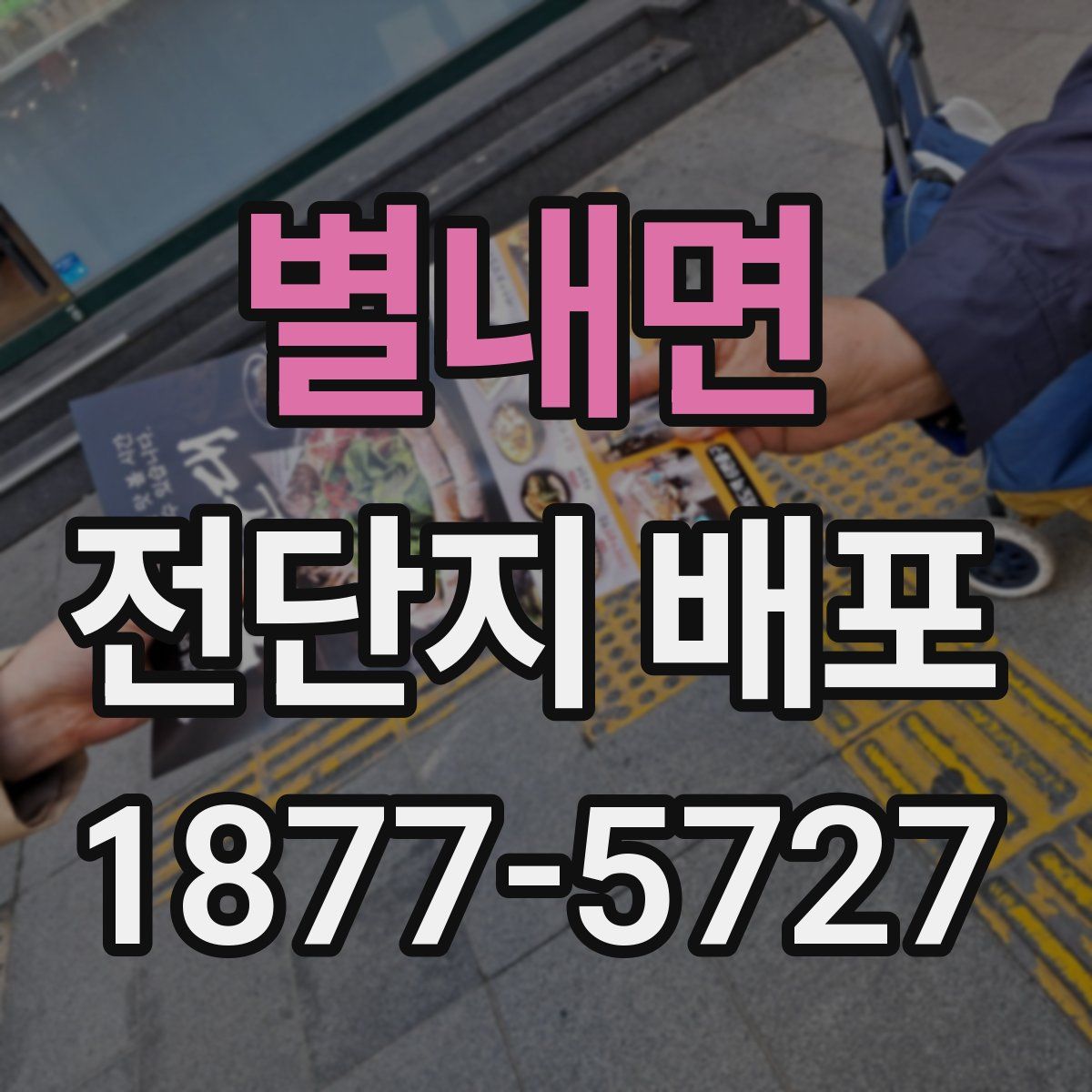 별내면 전단지 배포
